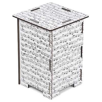 Notalı Tabure Beyaz - ViennaWorld