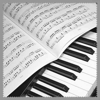 Piyano Tuşeli Gözlük Temizleme Bezi - Thumbnail