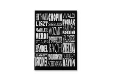 Ünlü Besteciler Not Defteri - ViennaWorld