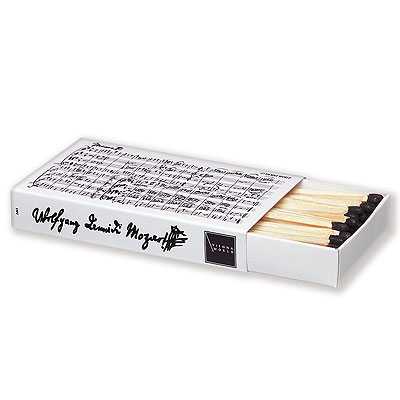 Mozart Notalı ve İmzalı Kibrit - ViennaWorld