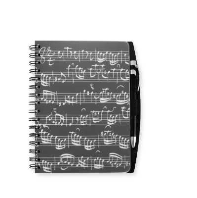 Notalı Not Defteri ve Kalem Set Siyah - ViennaWorld