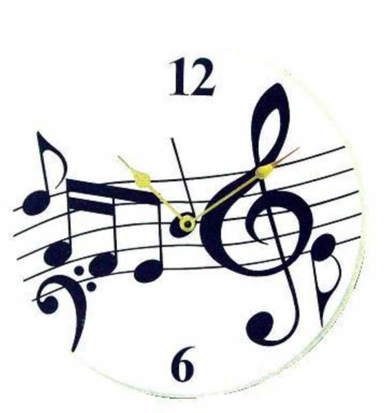 9 час музыки. Музыкальные часы. Циферблат музыкальный. Музыкальные часы рисунок. Часы с изображением музыкантов.