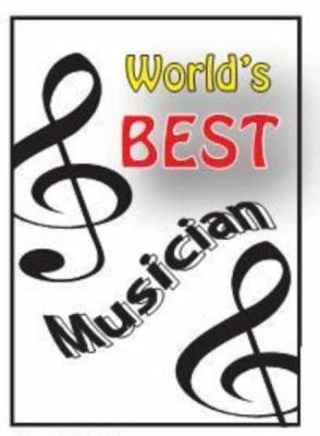 Worlds Best Musicians Kartpostal - Thumbnail