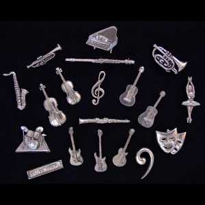 Balerin Şeklinde Yaka İğnesi - Music Gifts