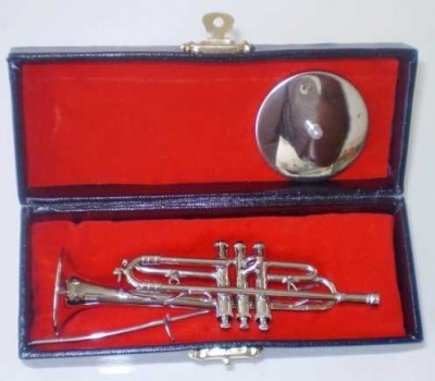 Minyatür Trompet Gümüş - Thumbnail