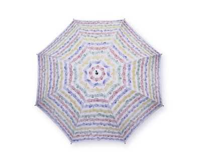 Renkli Notalı Baston Şemsiye - Thumbnail