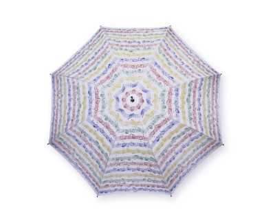 Renkli Notalı Baston Şemsiye - Thumbnail