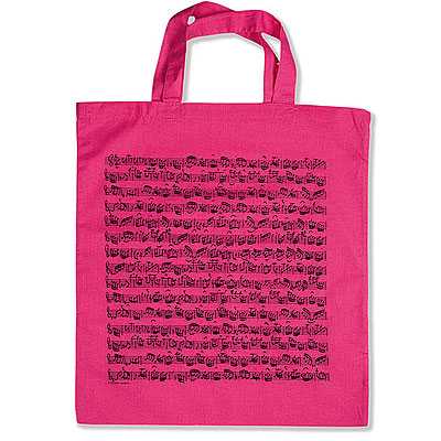 Notalı Çanta Pembe - 1