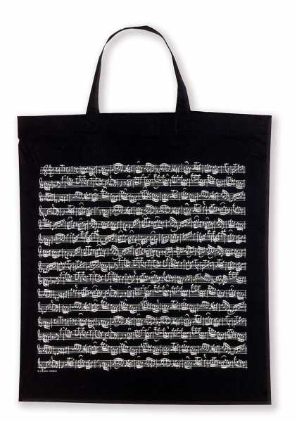 Notalı Çanta Siyah - 1