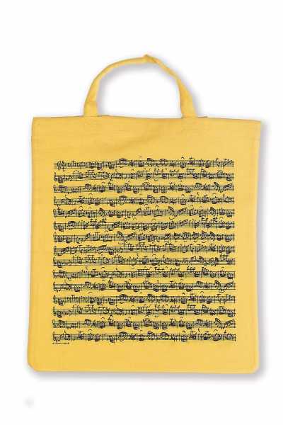 Notalı Çanta Sarı - 1