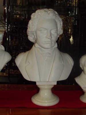 Beethoven Büst - 30 cm - Thumbnail