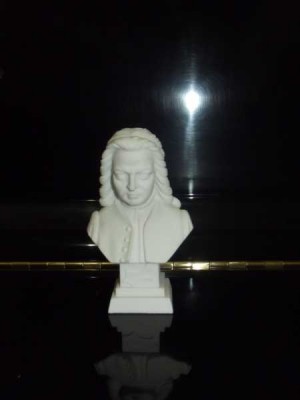Bach Büst - 11 cm - Thumbnail