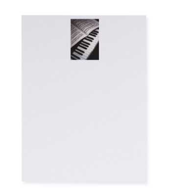 Piyano Tuşeli ve Notalı, Yapıştırmalı Notluk - ViennaWorld