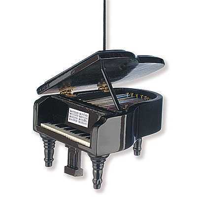 Askılı Çalgı Minyatür Kuyruklu Piyano - Thumbnail