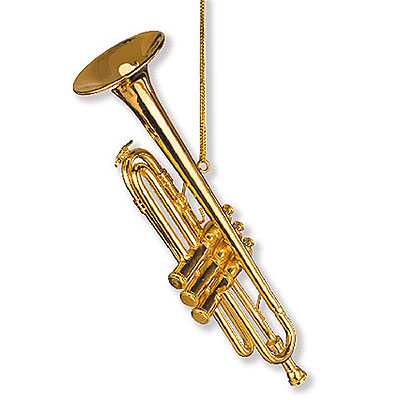 Askılı Çalgı Minyatür Trompet