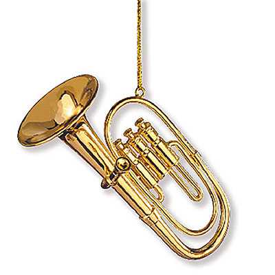 Askılı Çalgı Minyatür Tuba - 1