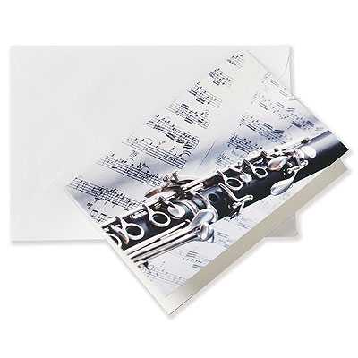 Klarnet Resimli Tebrik Kartı - ViennaWorld