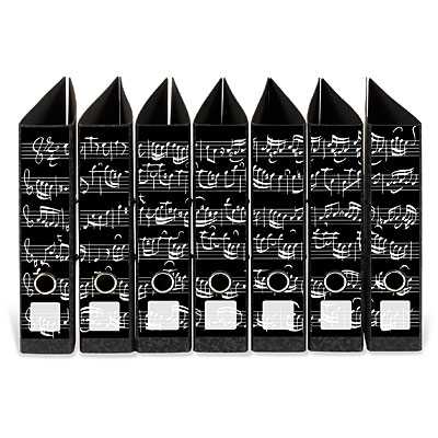 Notalı Klasör Etiketi Siyah - ViennaWorld