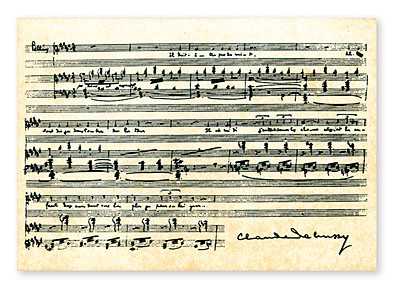 Debussy Posta Kartı - ViennaWorld