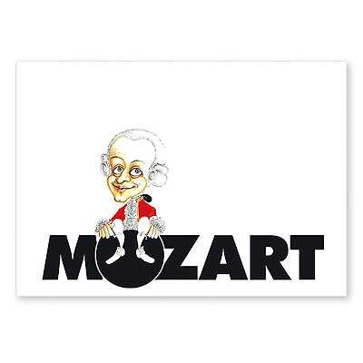 Mozart Kartpostal - ViennaWorld