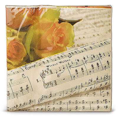 Güller ve Vals, Servis Peçetesi - ViennaWorld