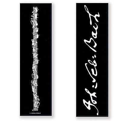 Bach İmzalı ve Notalı Kitap Ayracı - ViennaWorld